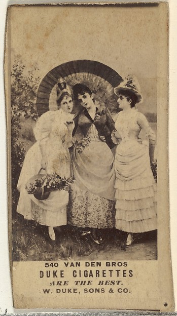 W. Duke, Sons & Co., Card Number 540, Van Den Bros., from the Actors and Actresses series (N145-7) issued by Duke Sons & Co. to promote Duke Cigarettes