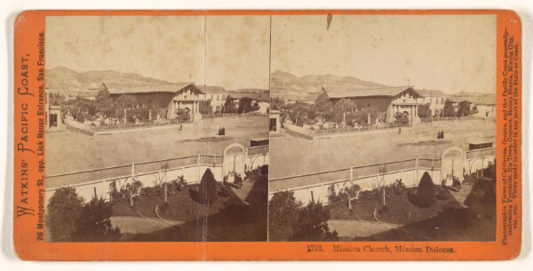 Carleton Watkins, Mission Church, Mission Dolores.