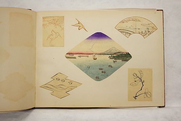 Unidentified artist, Album of Sketches and Drawings