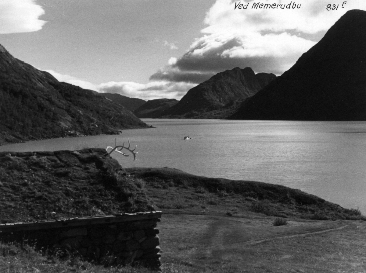 Anders Beer Wilse, Jotunheimen, Ved Memerubu, Gjende, Landskap