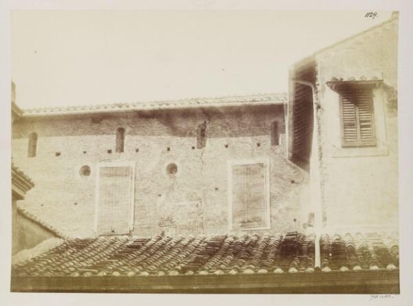 Parker, John Henry, Construction of the Brick Wall of the Monastery of S. Clement, c. A.D. 858 (Nicolas I.), with small round windows.
