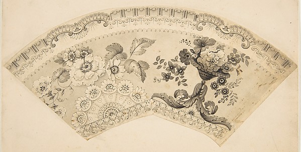 Anonymous, French, 19th century, Lace Design
