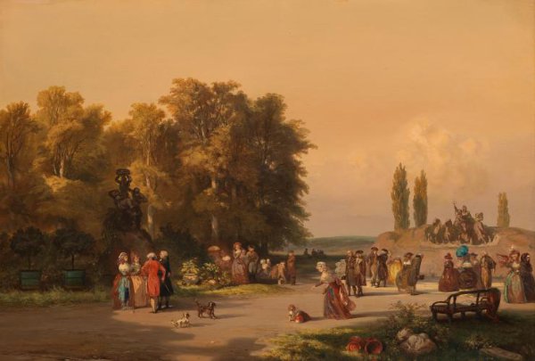Charles Rochussen, Park in the Vicinity of Paris