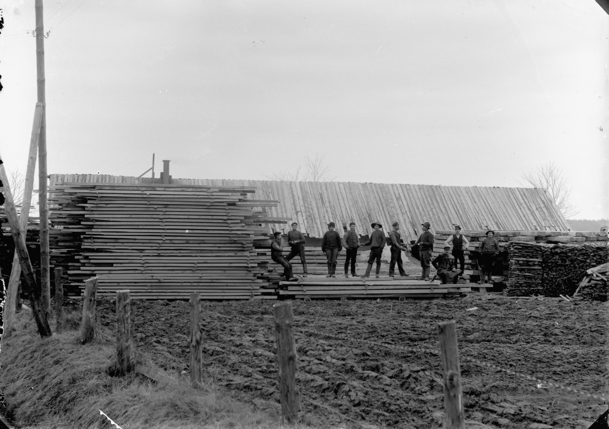 Gustaf Ferdinand Hallberg, Sawmills and workers.