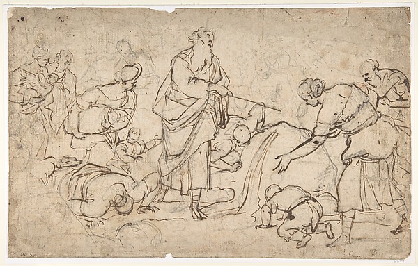 Luca Giordano, Moses Striking the Rock