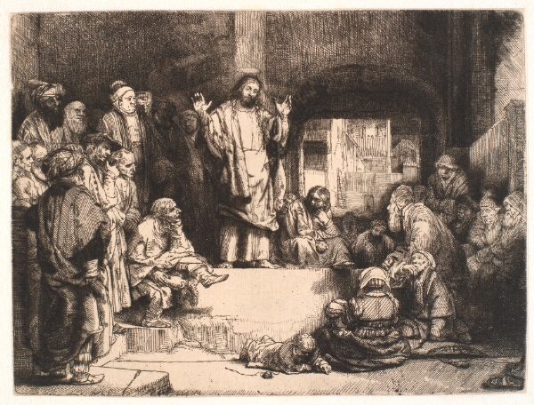 Rembrandt van Rijn, Kristus prædiker for folket ("La petite Tombe")