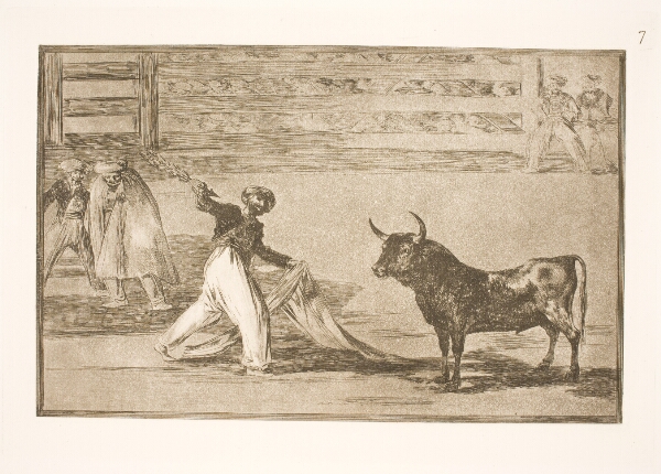 Francisco de Goya, Oprindelsen til harpunerne eller banderillaerne