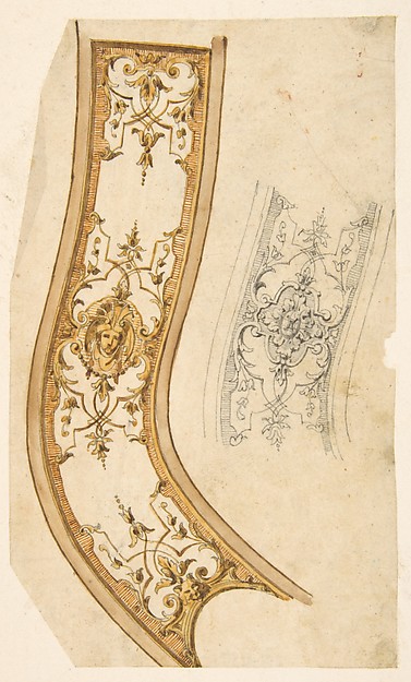 Jules-Edmond-Charles Lachaise, Design for decorative border