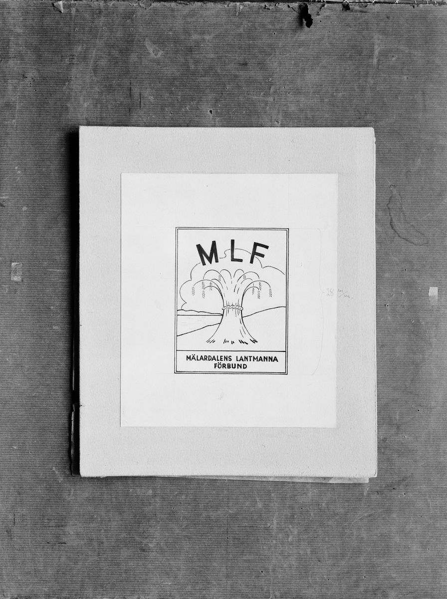 Paul Sandberg, Mälardalens Lantmannaförbund - logotype, november 1946