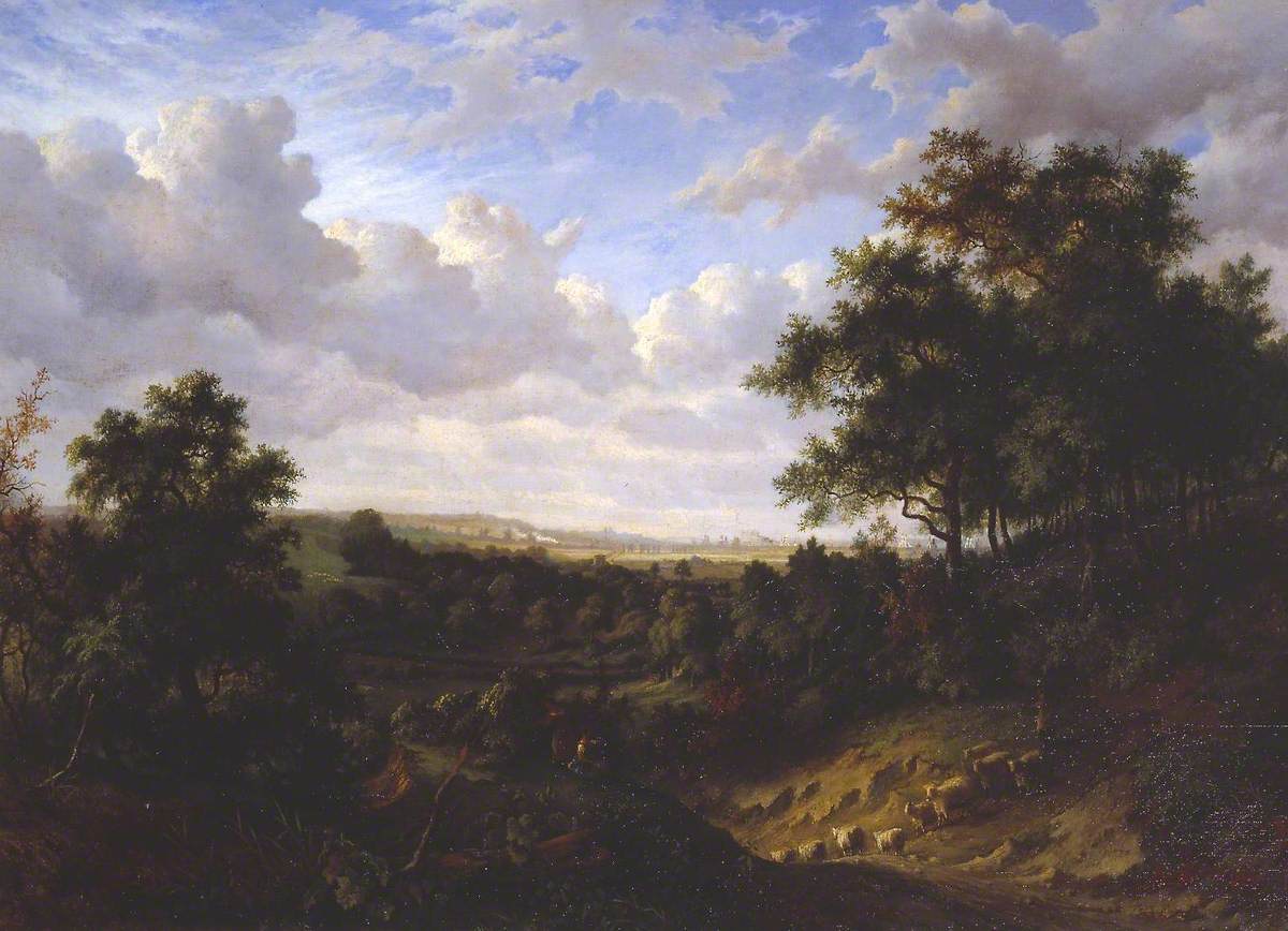 Patrick Nasmyth, View on the Thames: Greenwich in the Distance