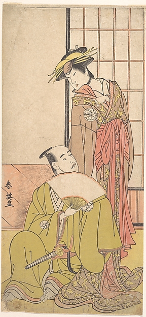 Katsukawa Shun'ei 勝川春英, The Eighth Morita Kanya in the Role of Oboshi Yuranosuke