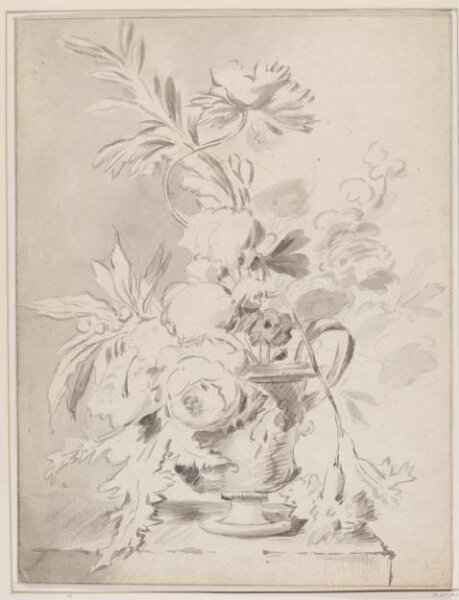 Unknown, Floral Arrangement in an Urn