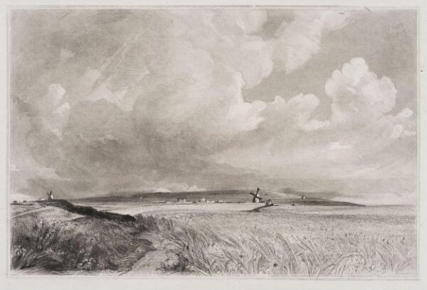 Constable, John RA, Cornfields near Brighton