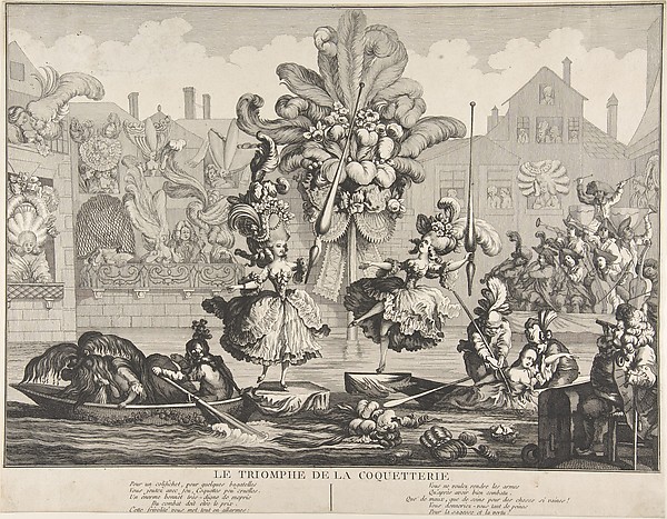 Anonymous, French, 18th century, Le triomphe de la coquetterie