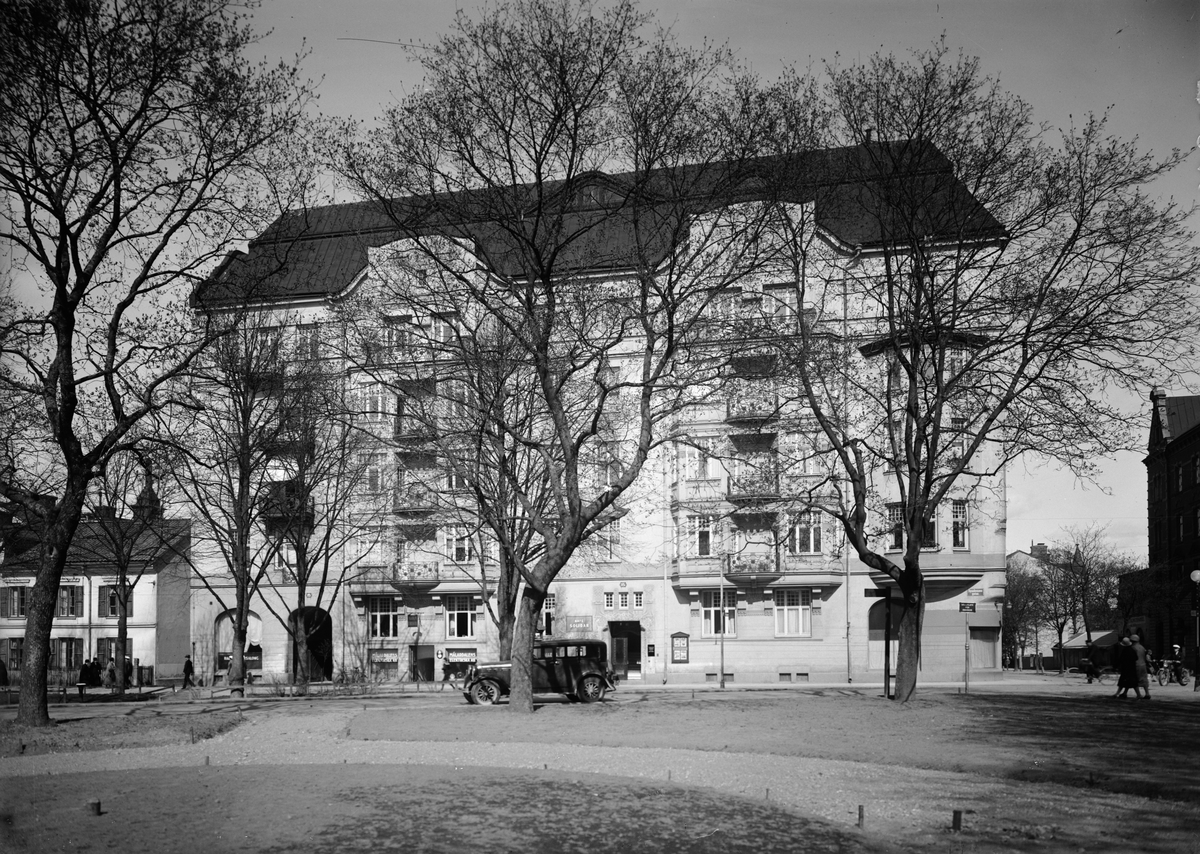 Paul Sandberg, Rappska huset, kvarteret Hervor, Sysslomansgatan, Uppsala 1930-tal