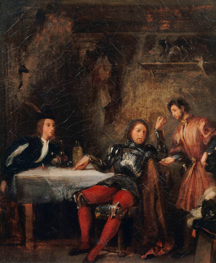 Eugène Delacroix, Quentin Durward et le balafré