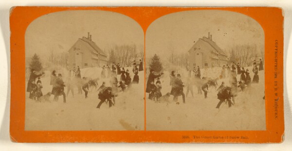 Benjamin West Kilburn, The Great Game of Snow Ball.