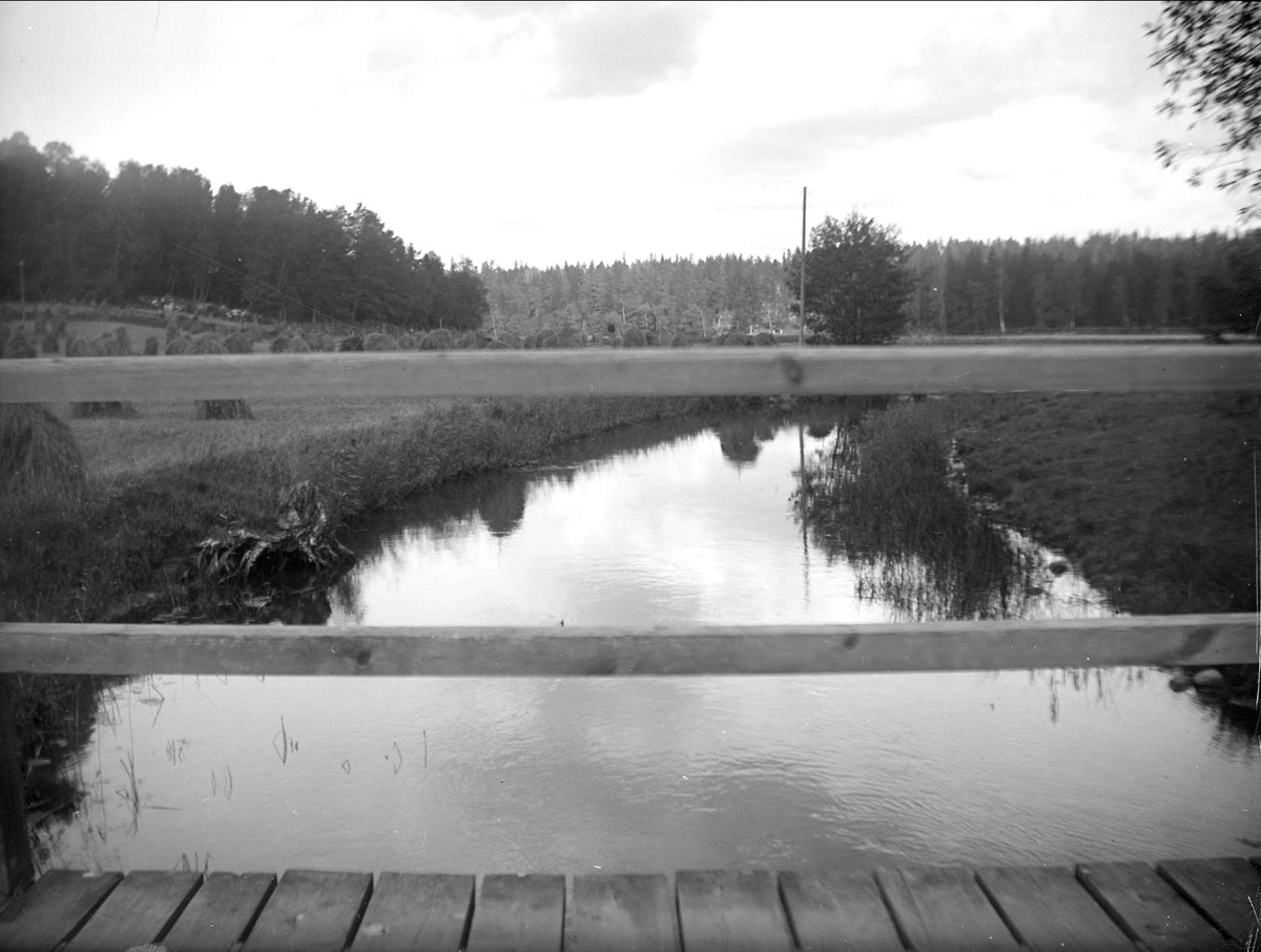 August Fredrik Schagerström, Vattendrag vid Oxundasjön, Eds socken, Uppland 1928