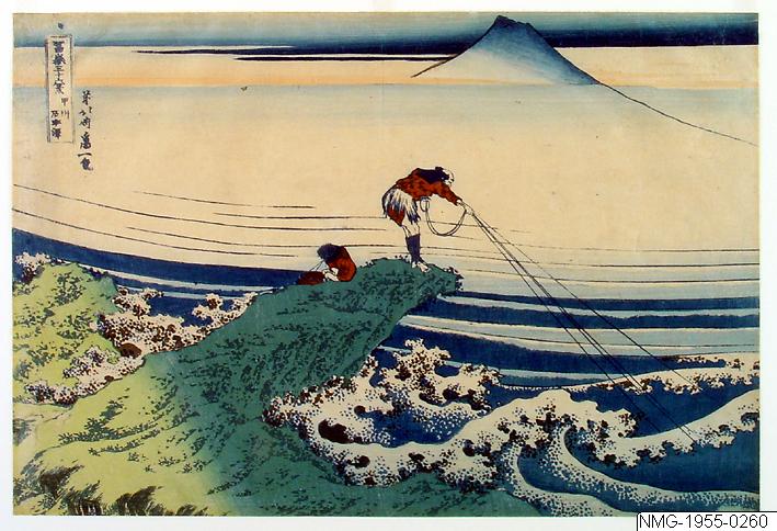 Katsushika Hokusai, Träsnitt, Bildkonst, Woodblock, Woodcut, Print
