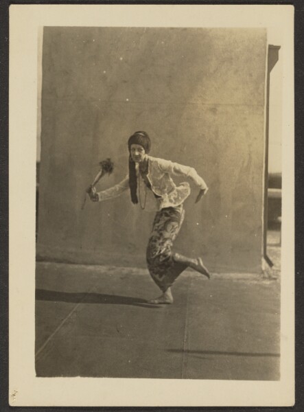 Louis Fleckenstein, [Dancer on Rooftop]