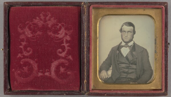 Unknown, [Portrait of a Seated Man with Chin Beard]