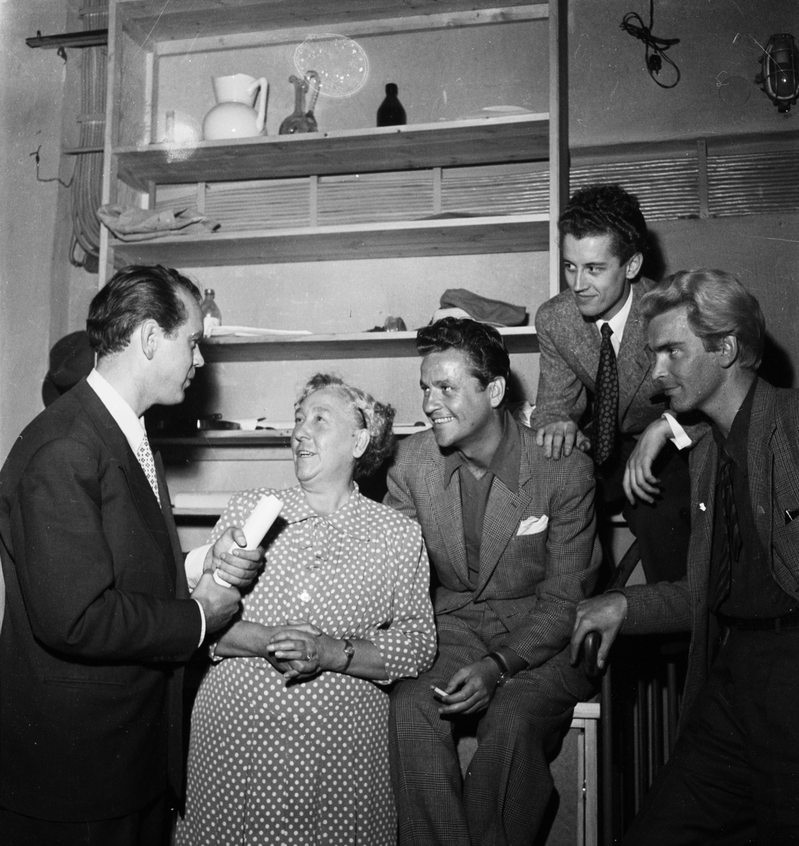 Uppsala-Bild, "Nya given" - Stadsteatern, Uppsala 1952