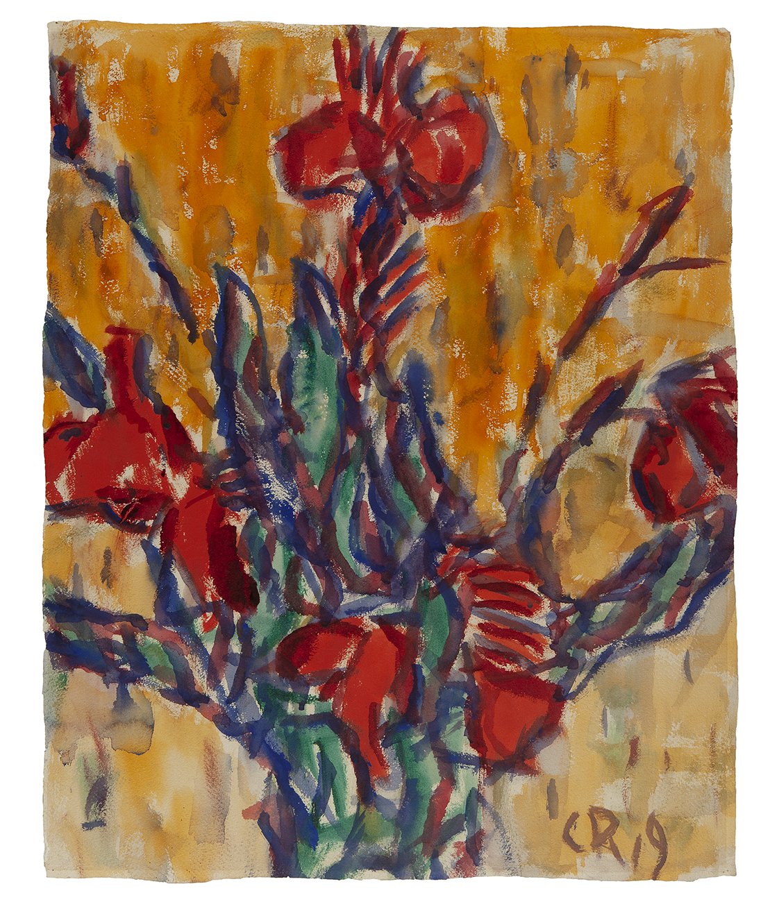 Christian Rohlfs, Gladiolenstrauß