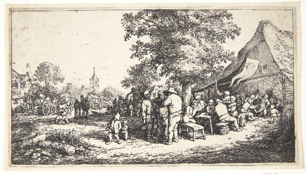 Adriaen van Ostade, Landsbymarkedet