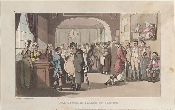 Thomas Rowlandson, Quae Genus in Search of Service