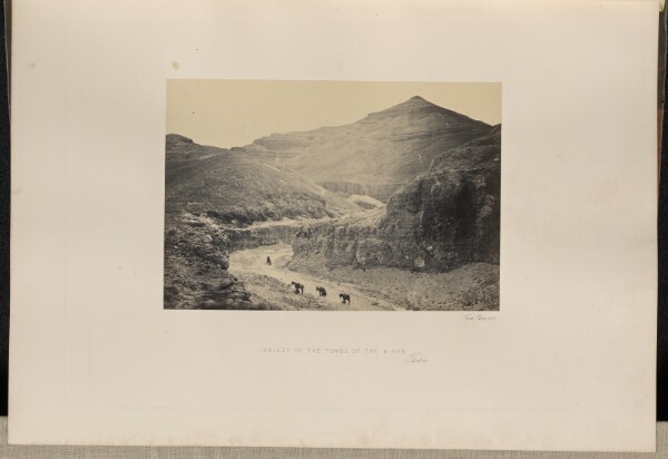 Francis Frith, Valley of the Tombs of the Kings, Thebes