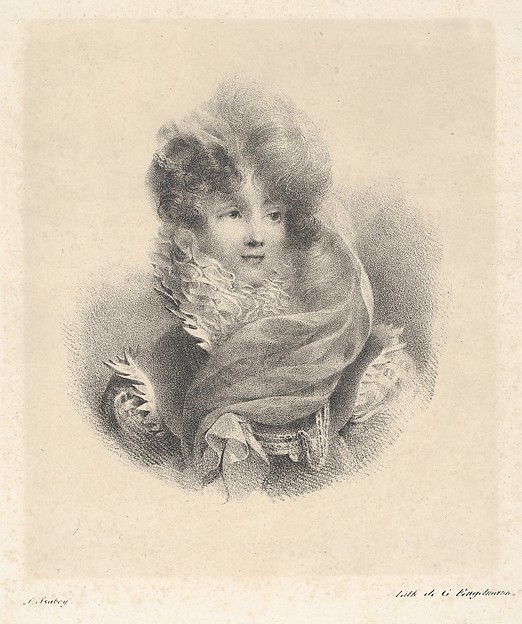 Jean-Baptiste Isabey, Portrait of Mademoiselle de Pavant