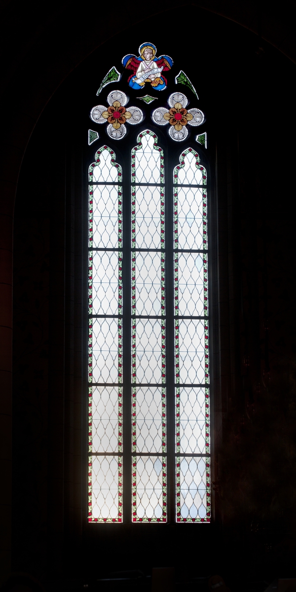 Olle Norling, Glasmålning i von Banérs kor (travé 3), Uppsala domkyrka, Uppsala 2013