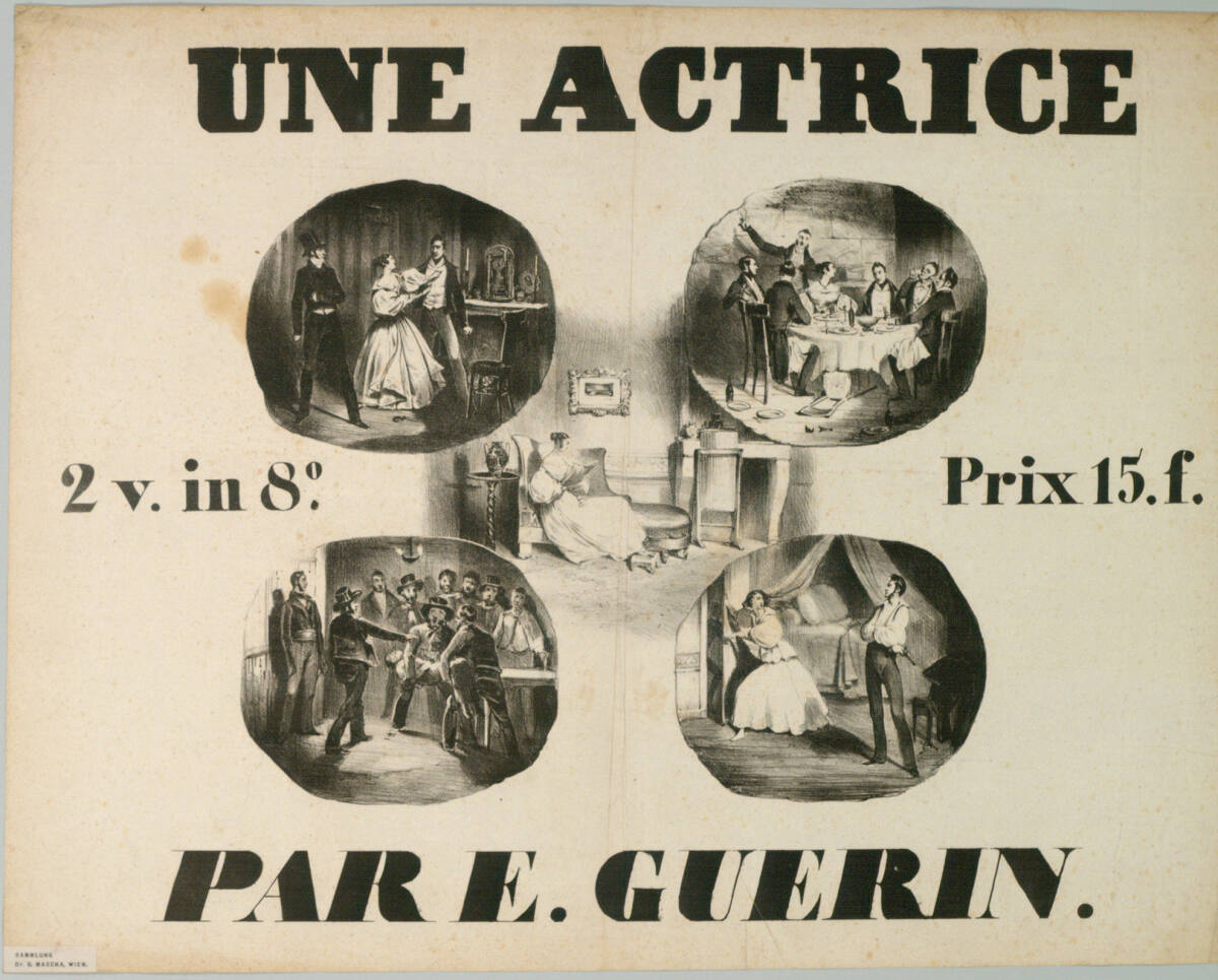 Anonym, UNE ACTRICE; PAR E. GUERIN