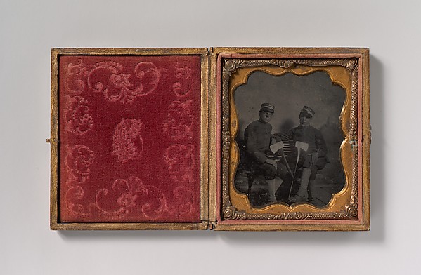 Unknown, [Two Firemen (?) with Axes]