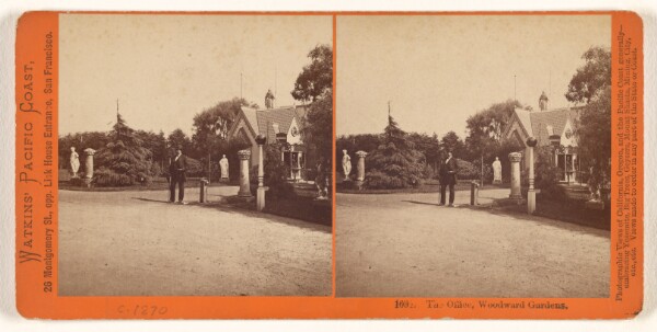 Carleton Watkins, The Office, Woodward's Gardens. [S.F.]