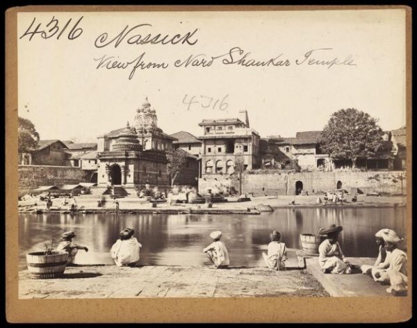 Francis Frith, Nassick.  View from Naro Shankar Temple