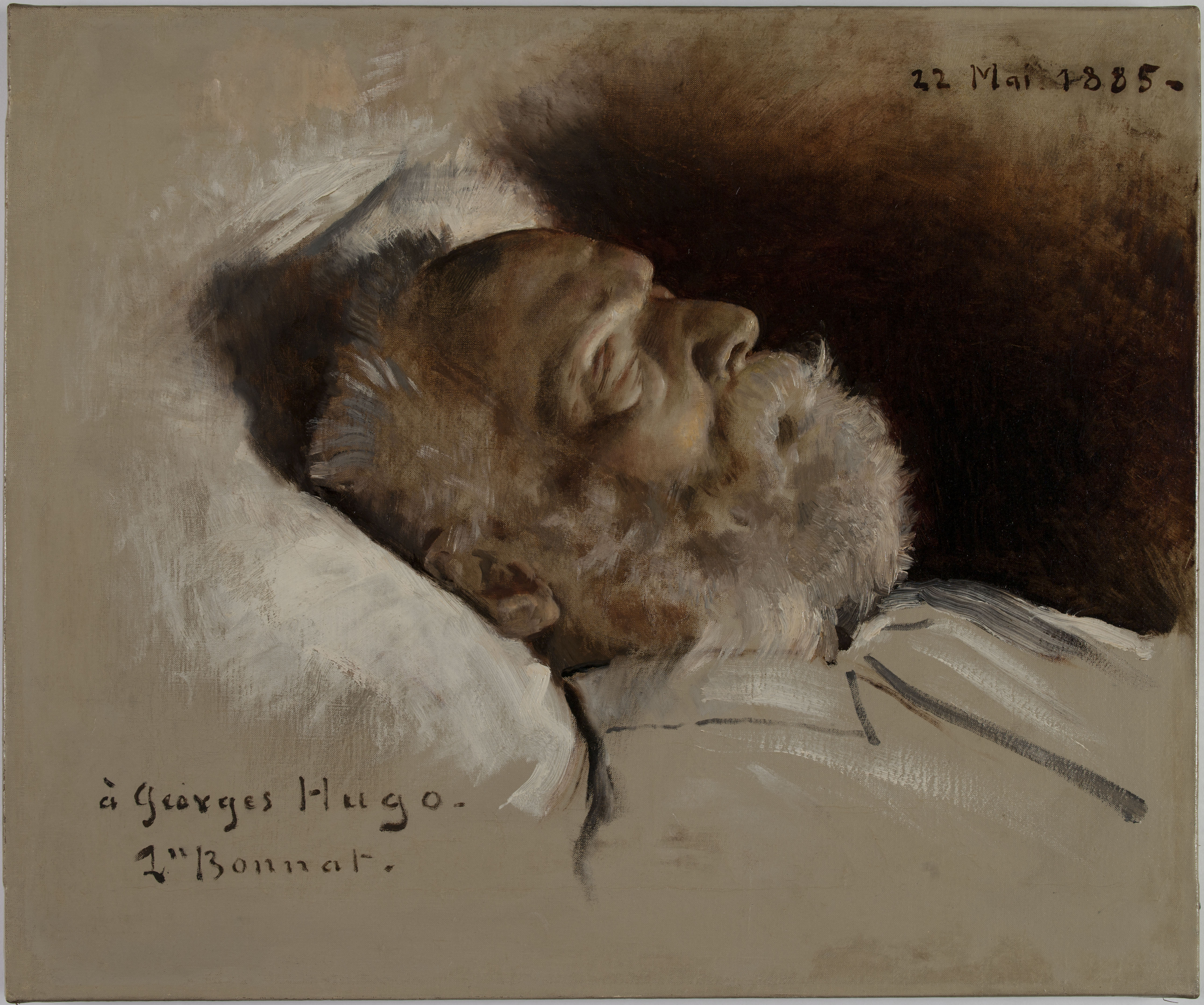 Léon Bonnat, Victor Hugo sur son lit de mort