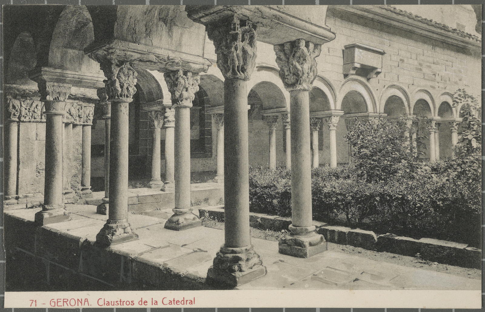 Josep (atribuïda) Thomas Bigas, 71 - GERONA. Claustro de la Catedral