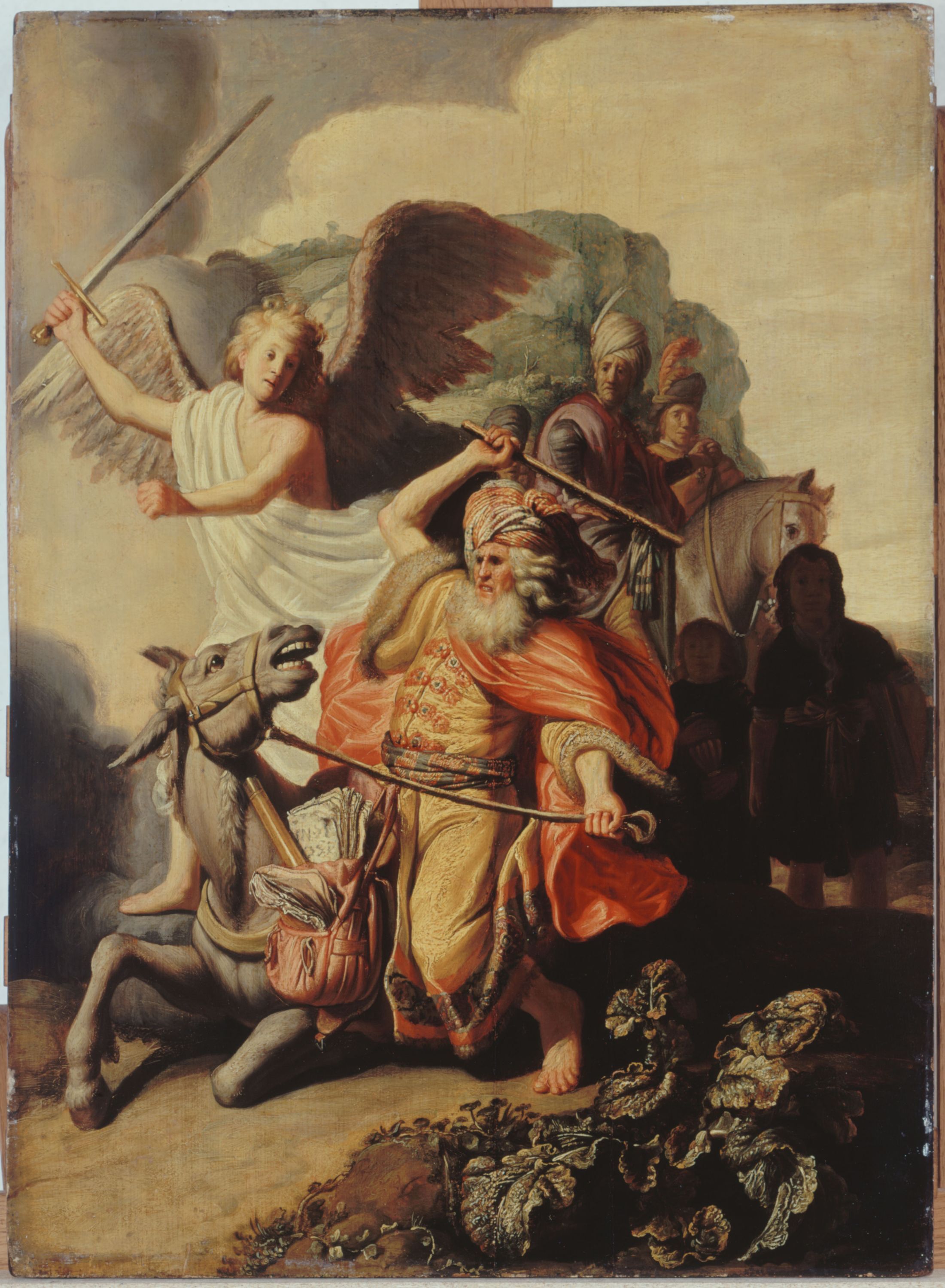 Rembrandt, L'Ânesse du prophète Balaam