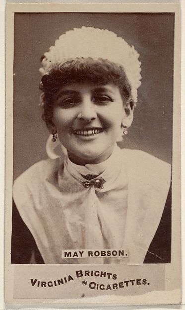 Allen & Ginter, May Robson, from the Actors and Actresses series (N45, Type 6) for Virginia Brights Cigarettes