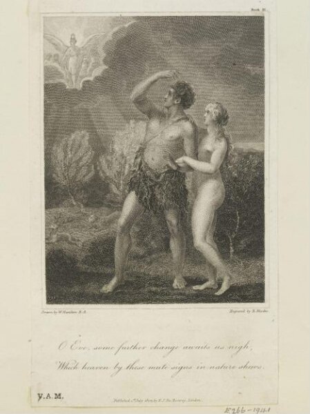 William Hamilton, Adam and Eve with the Archangel Michael after the Fall