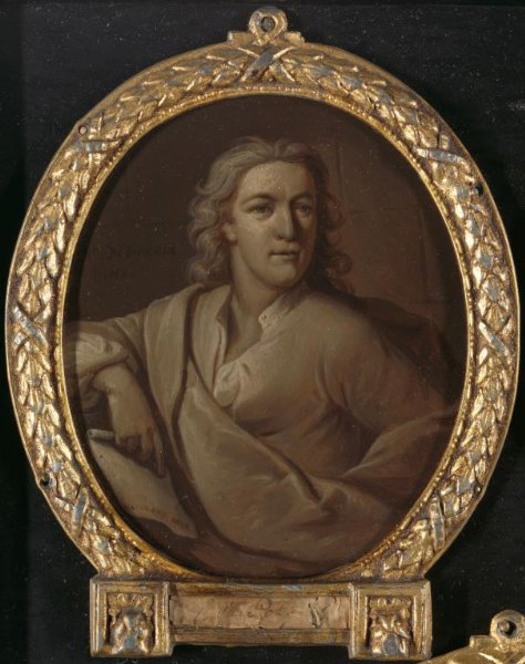 Dionys van Nijmegen, Portrait of Cornelis van der Pot (1707-1728). Merchant and Poet in Rotterdam