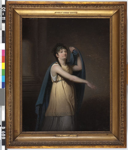 Charles Howard Hodges, Joanna Cornelia Ziesenis, née Wattier, as Epicharis in the Play of that name by G M J B Legouvé