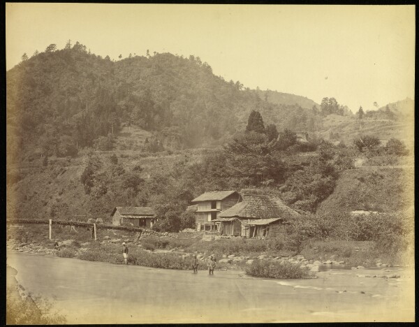 Felice Beato, Cottage at Mayonashi