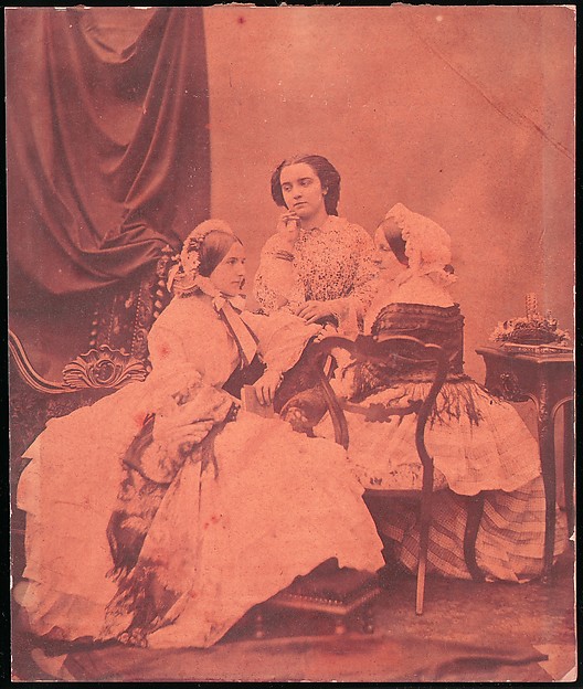 Unknown, [Three Claudet Family Women Seated in Studio]