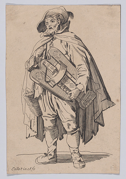 Anonymous, Reverse Copy of Le Joueur de Vielle (The Hurdy-Gurdy Player), from "Les Gueux suite appelée aussi Les Mendiants, Les Baroni, ou Les Barons" (The Beggars, also called the Barons)