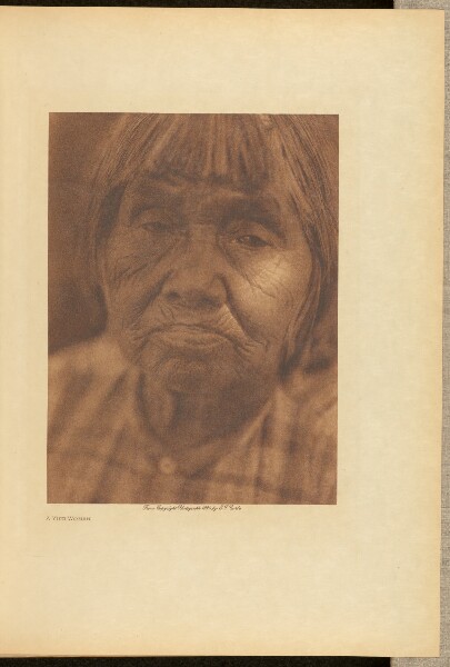 Edward S. Curtis, A Yuki Woman