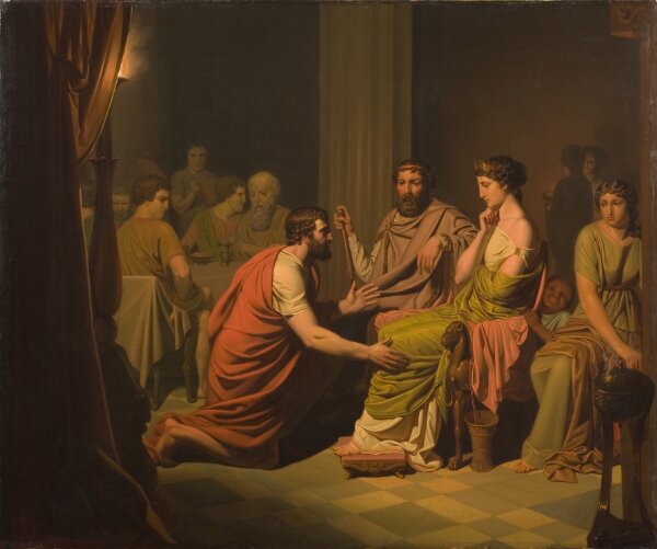 August Malmström, Odysseus inför Fajakernas konung Alkinoos