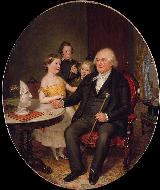 William Sidney Mount, Great-Grand-Father's Tale of the Revolution—A Portrait of Reverend Zachariah Greene