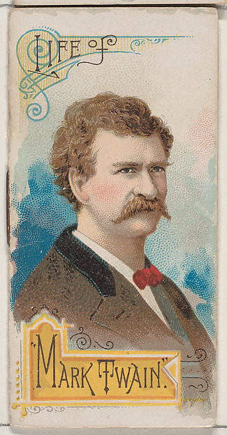 W. Duke, Sons & Co., Life of Mark Twain, from the Histories of Poor Boys and Famous People series of booklets (N79) for Duke brand cigarettes